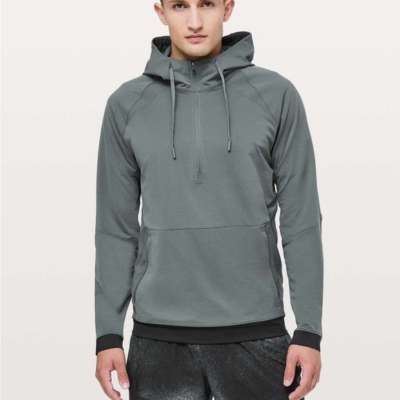 Lululemon Men’s Lost In The Hustle Hoodie Sea Steel - Picture 1 of 8